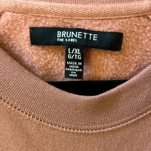 Brunette the Label sweater. Like new! Blush pink. - Picture 2 of 4